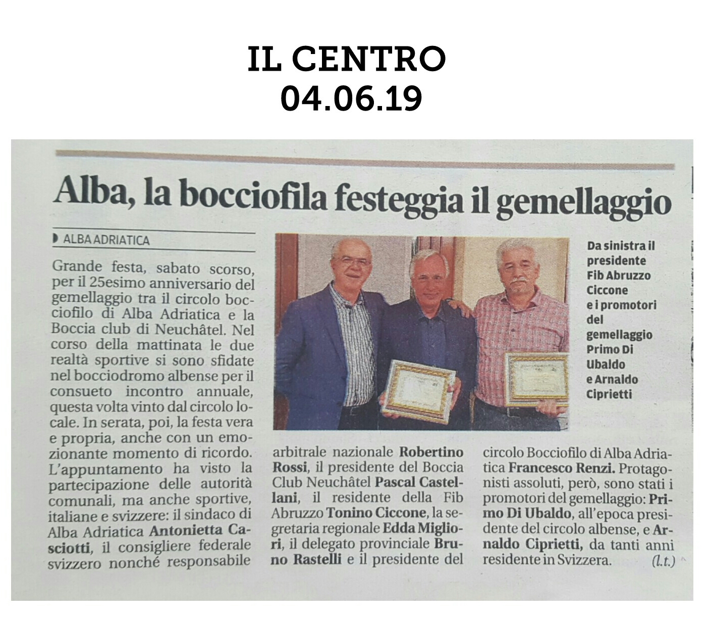 IL CENTRO 04.06.19
