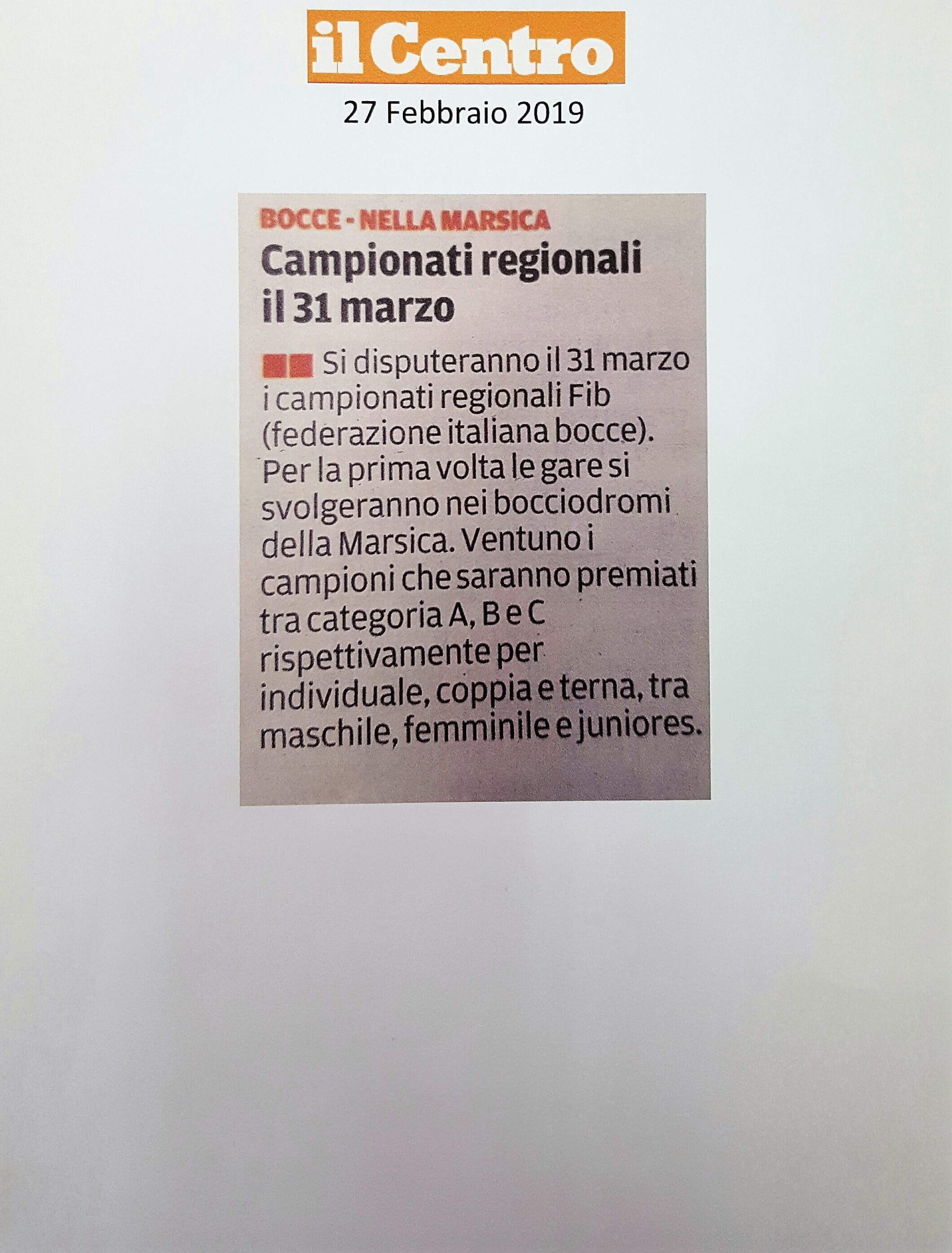 IL CENTRO 27.02.19 B