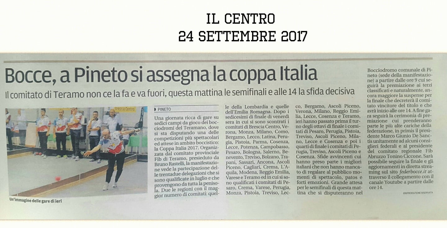 Il Centro 24 Settembre 2017