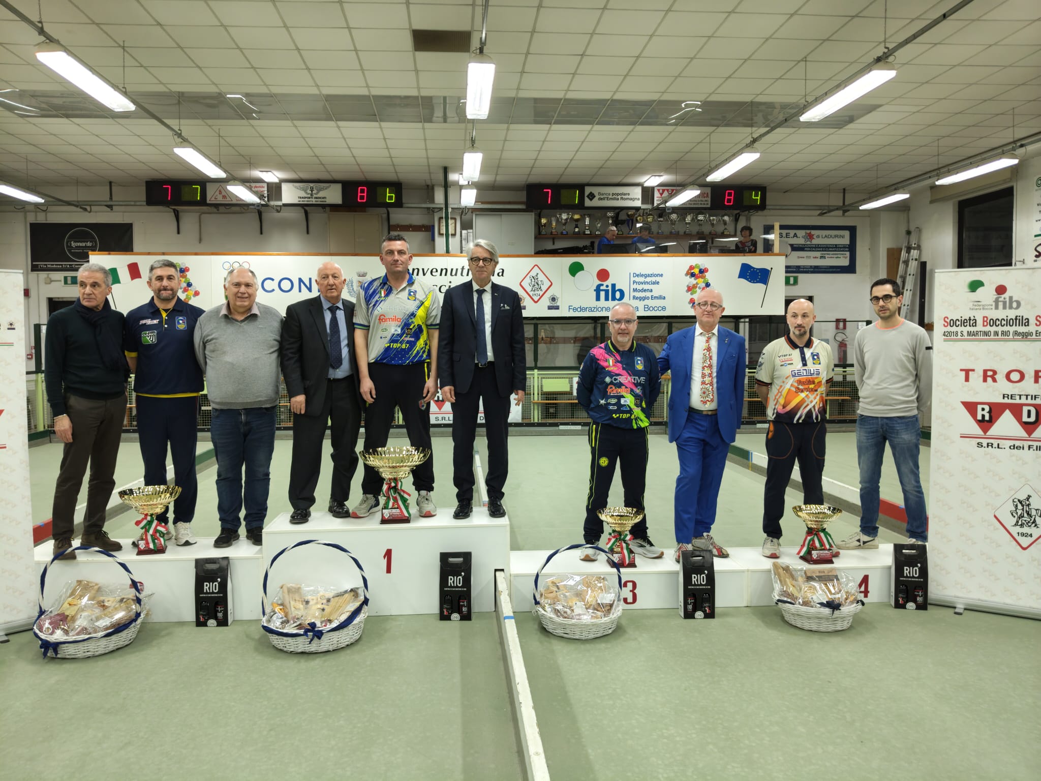 Il podio dei Seniores