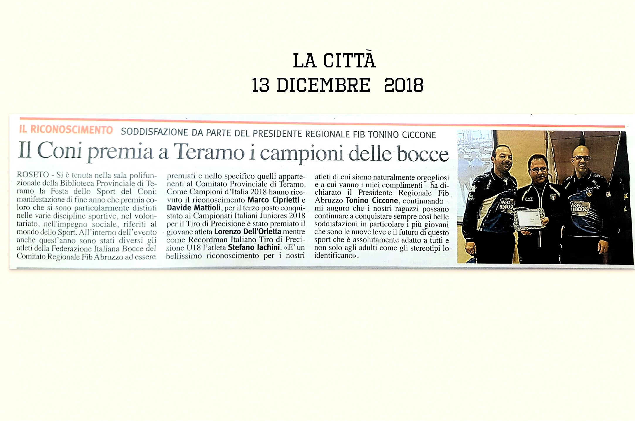 La Città 13.12.18
