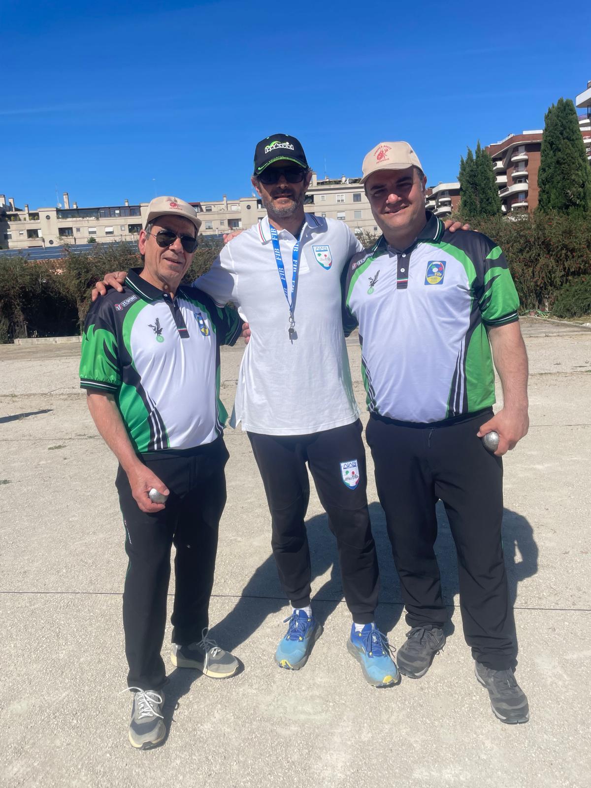 Petanque trio