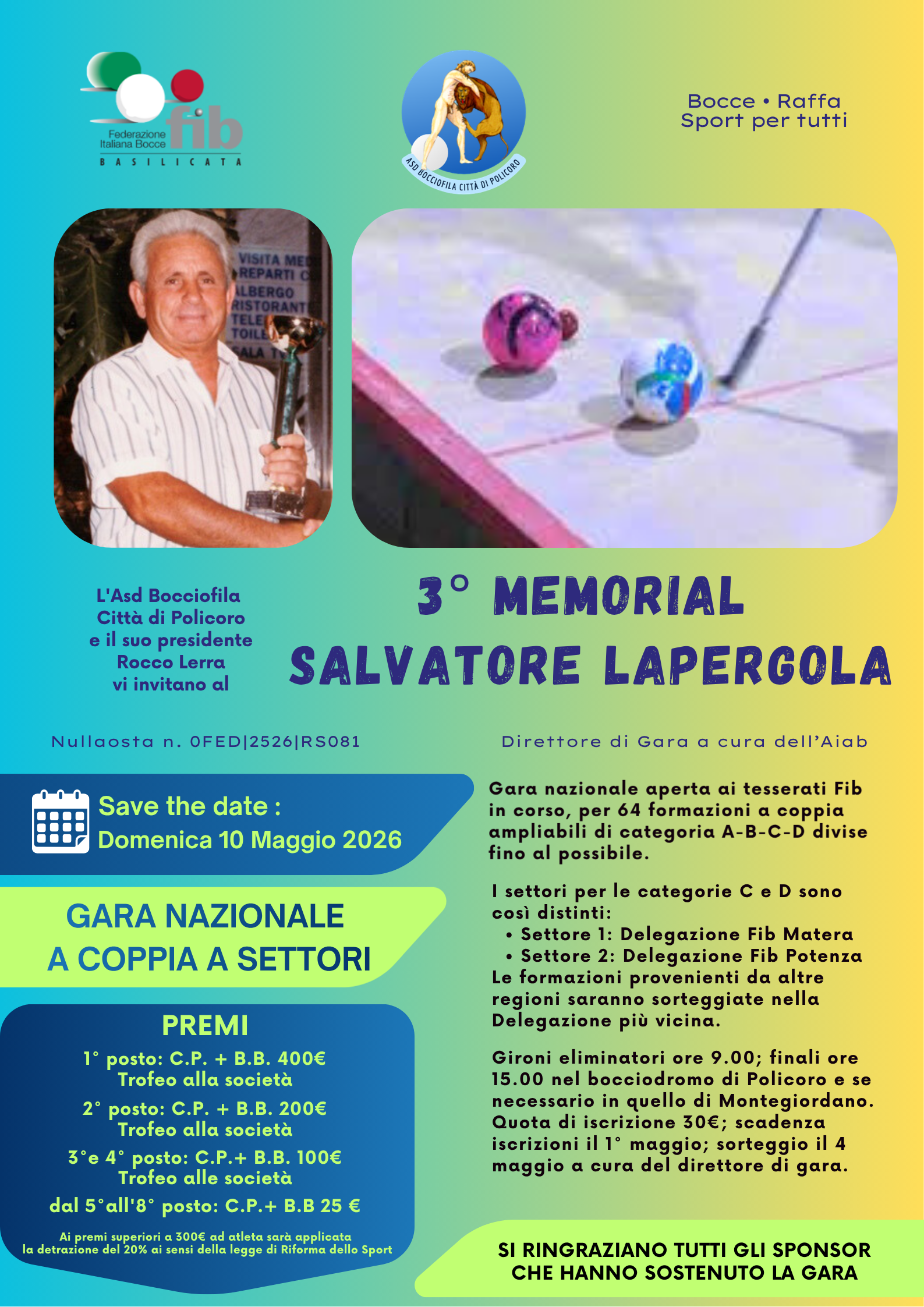 3 Memorial LAPERGOLA