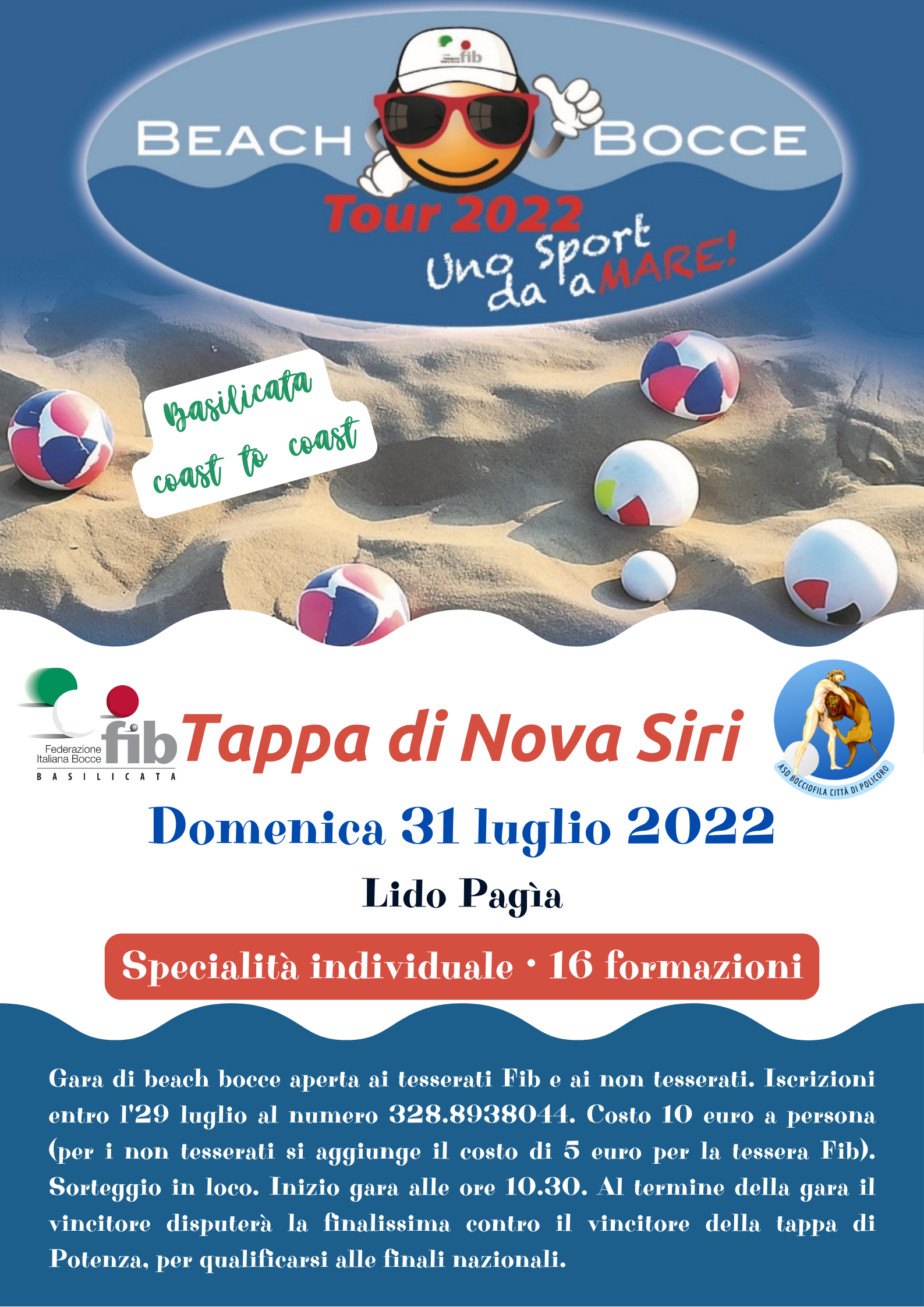 Beach bocce Nova Siri 