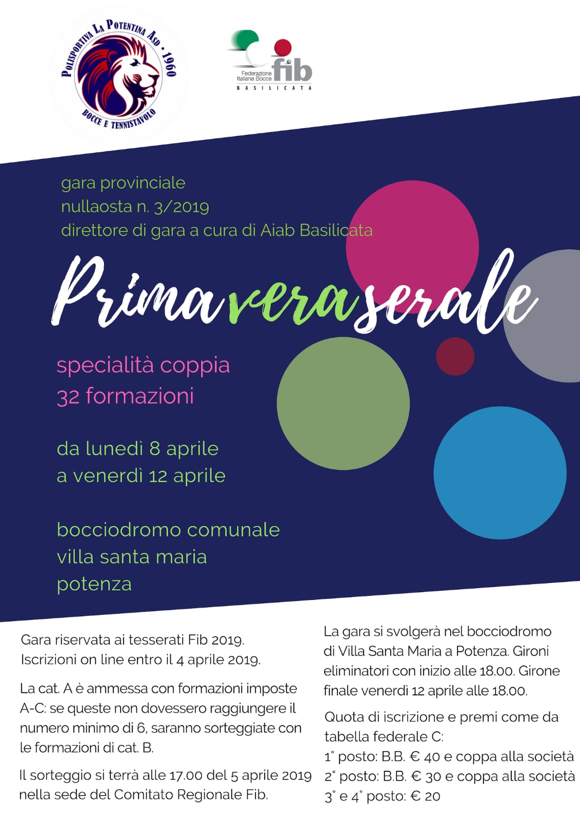 Gara serale La Potentina