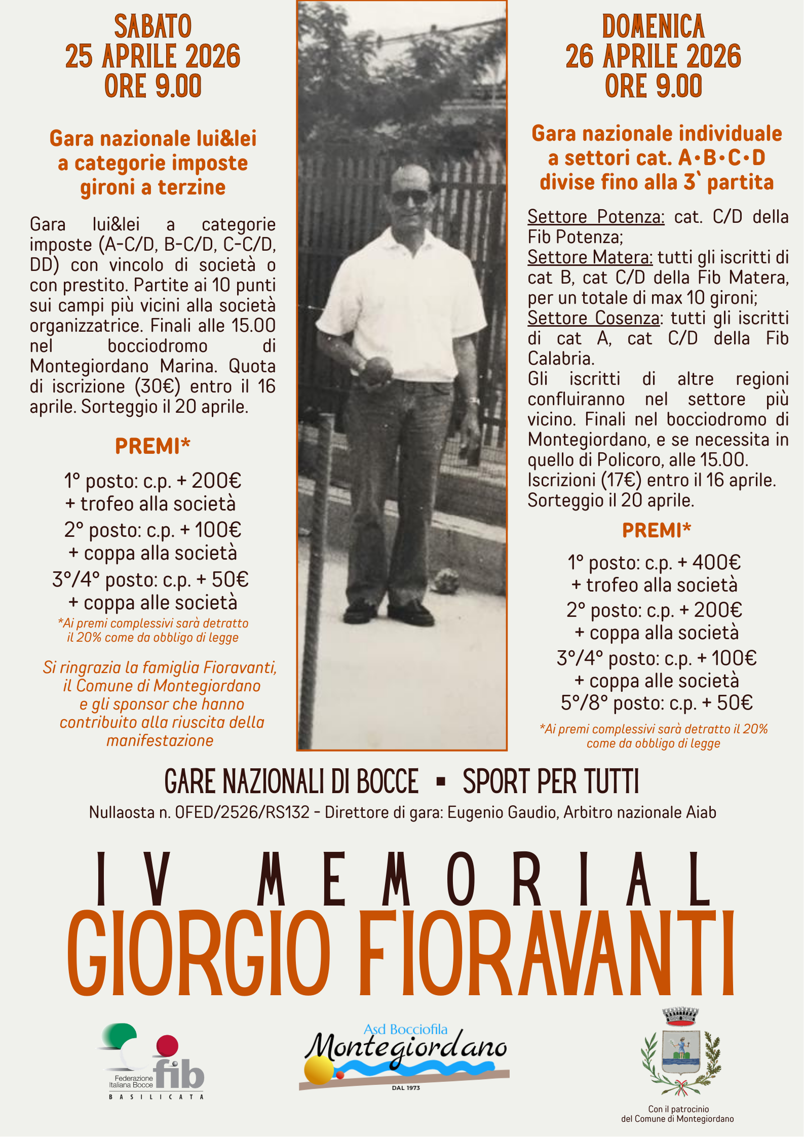 IV Memorial Fioravanti 2026