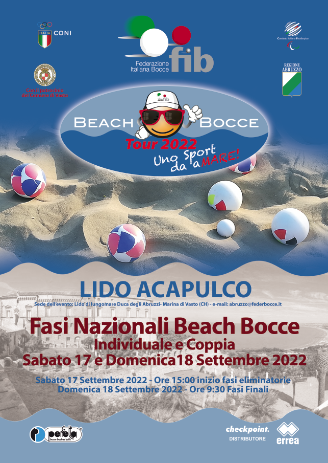 Locandina Beach Bocce VASTO