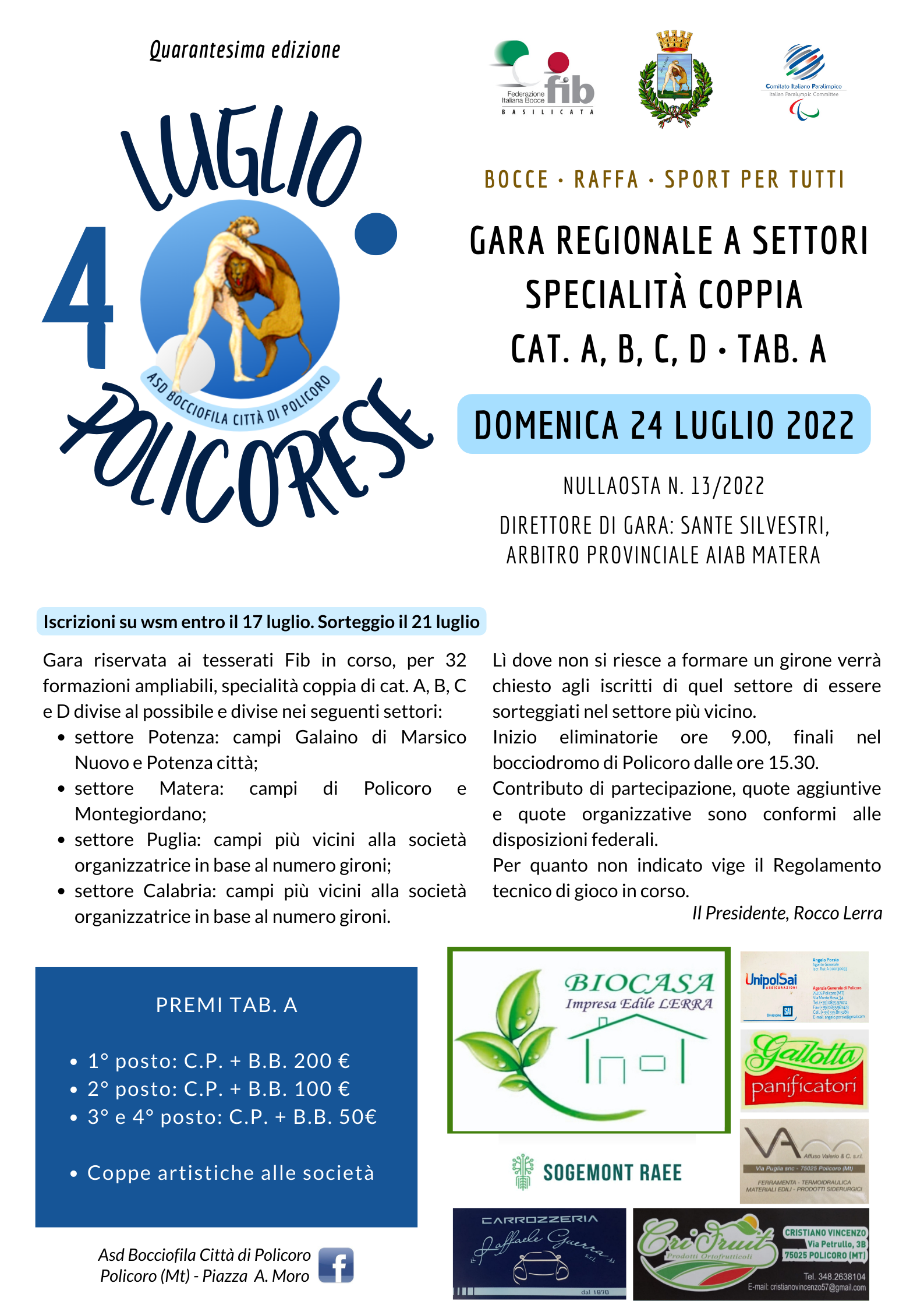 Luglio policorese 2022