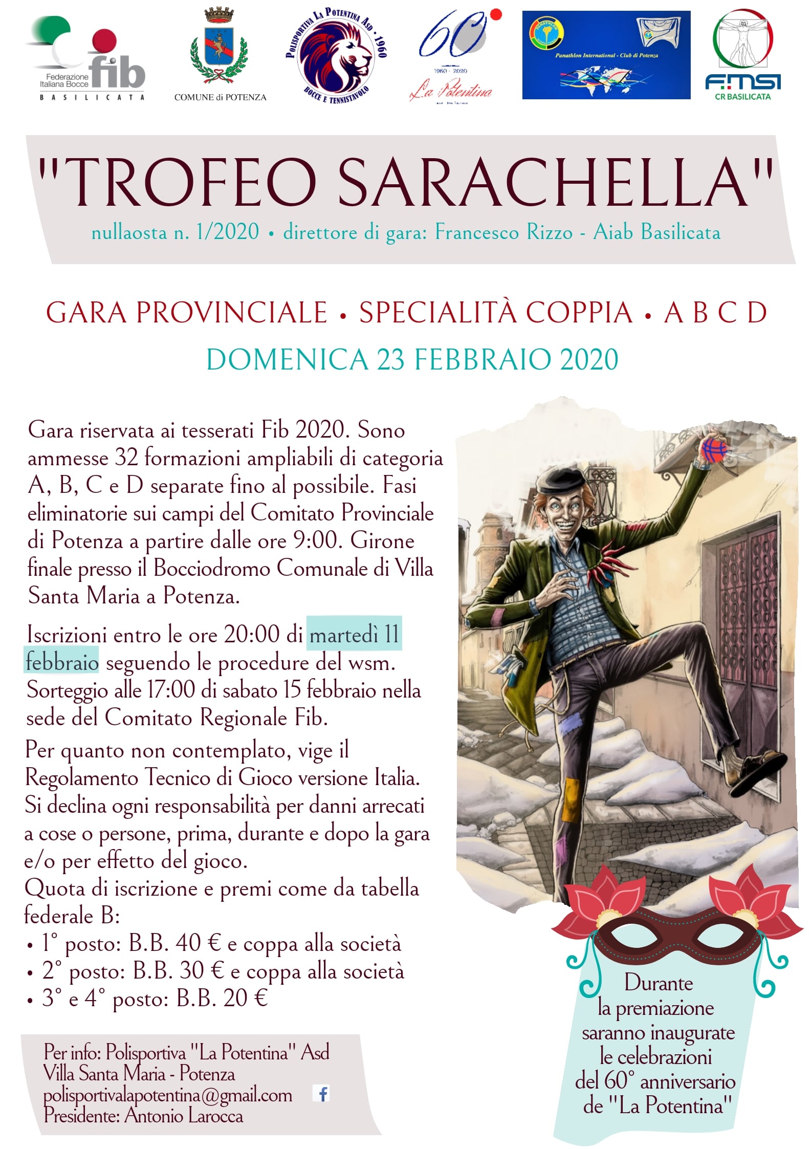 Manifesto gara Trofeo Sarachella