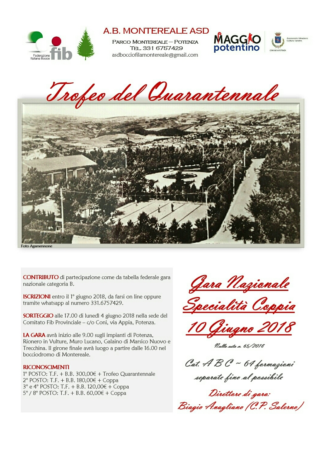 Manifesto gara quarantennale