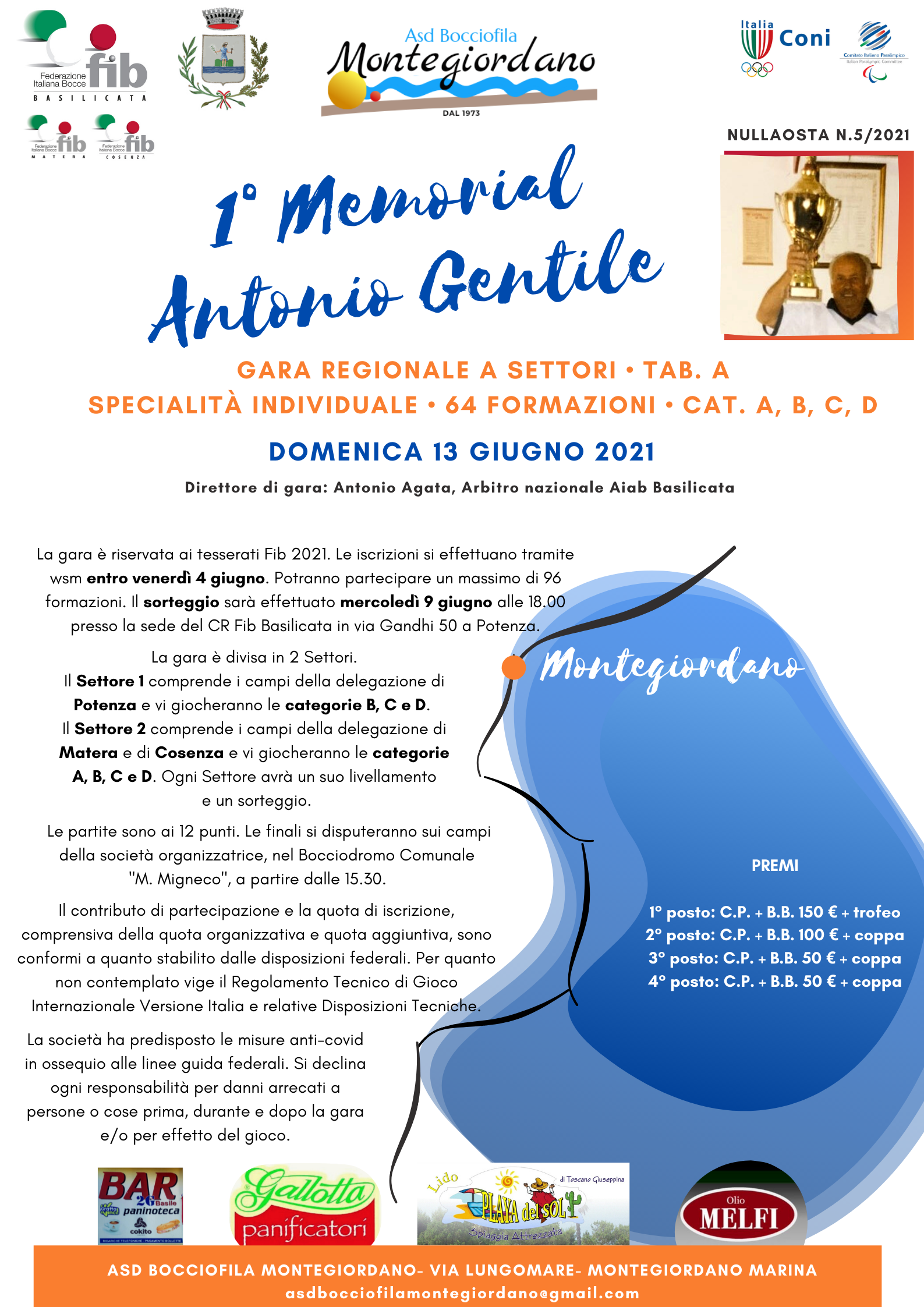 Memorial Antonio Gentile 