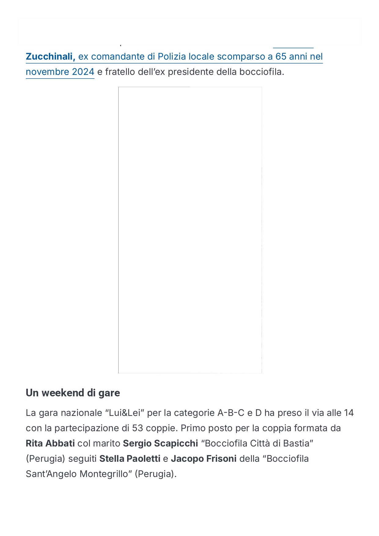 LAsd Bocciofila Ciserano compie 50 anni un weekend di gare con 470 atleti da tutta Italia Pri page 0002