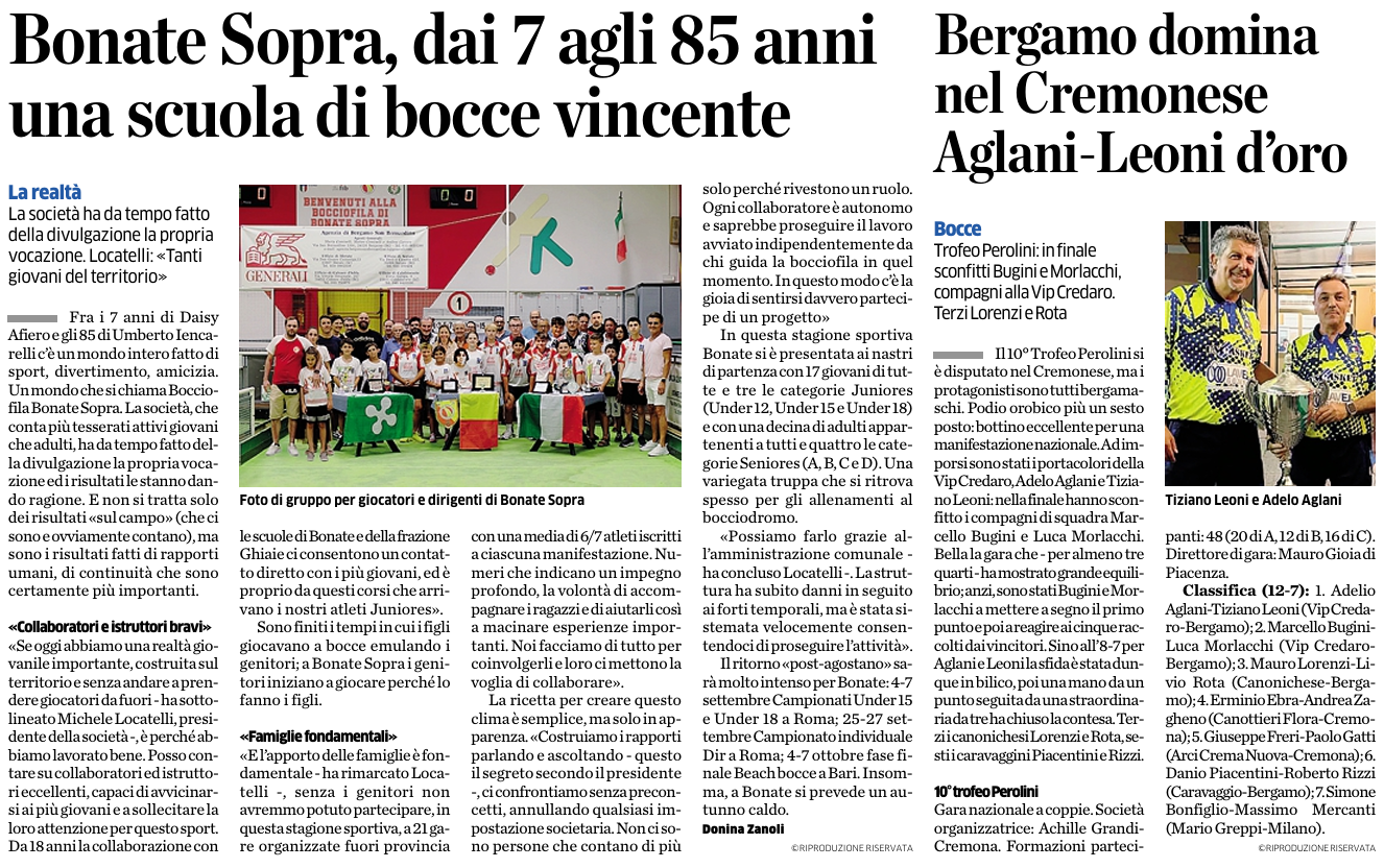 eco di bg 30 07
