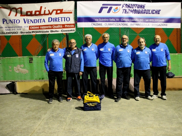 CAMPIONATO 3 CATEGORIA FORMAZIONE BOCCE VALDENGO 10 MAGGIO 2019