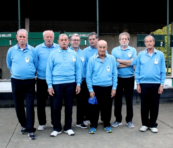 CAMPIONATO 3 CATEGORIA FORMAZIONE COSSATO BOCCE 10 MAGGIO 2019