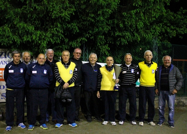 SELEZIONE REGIONALE A TERNE CCC form.22 VINCITORI BOCCE VALDENGO 9 Maggio 2019