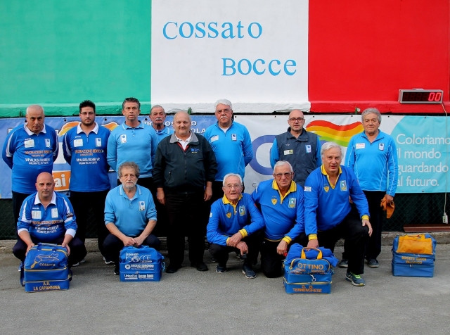 SELEZIONE REGIONALE A TERNE DDD SEMIFINALISTI 30 Maggio 2019 COSSATO BOCCE LESSONA