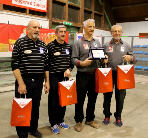 BOCCIA DORO 2019 PREMIAZIONE COPPIA PONDERANESE CIRCOLO ITALIA