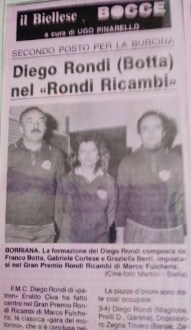 BERRI FORMAZIONE DIEGO RONDI