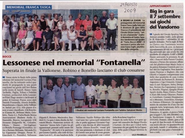 LESSONESE NEL MEMORIAL FONTANELLA