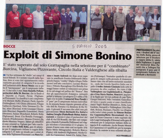 EXPLOIT DI SIMONE BONINO