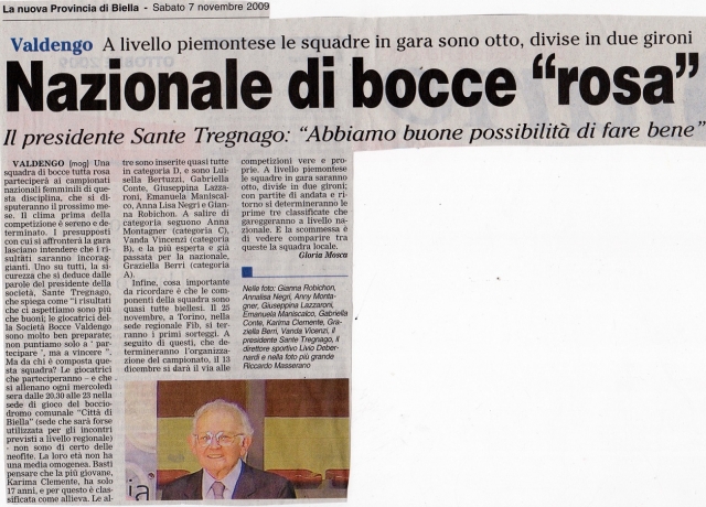 NAZIONALE DI BOCCE ROSA 