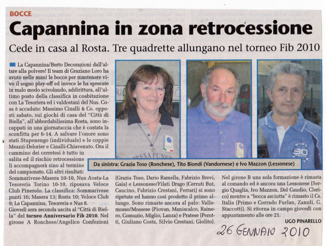 CAPANNINA IN ZONA RETROCESSIONE