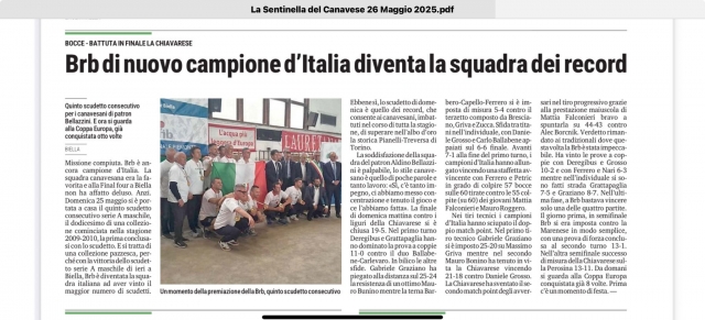 La Sentinella del Canavese 26 05 2025