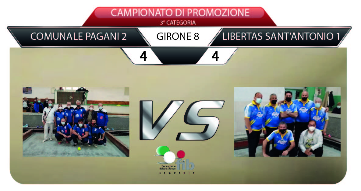 Comunale Pagani 2 Libertas S. Antonio 1 Tavola disegno 1 Tavola disegno 1