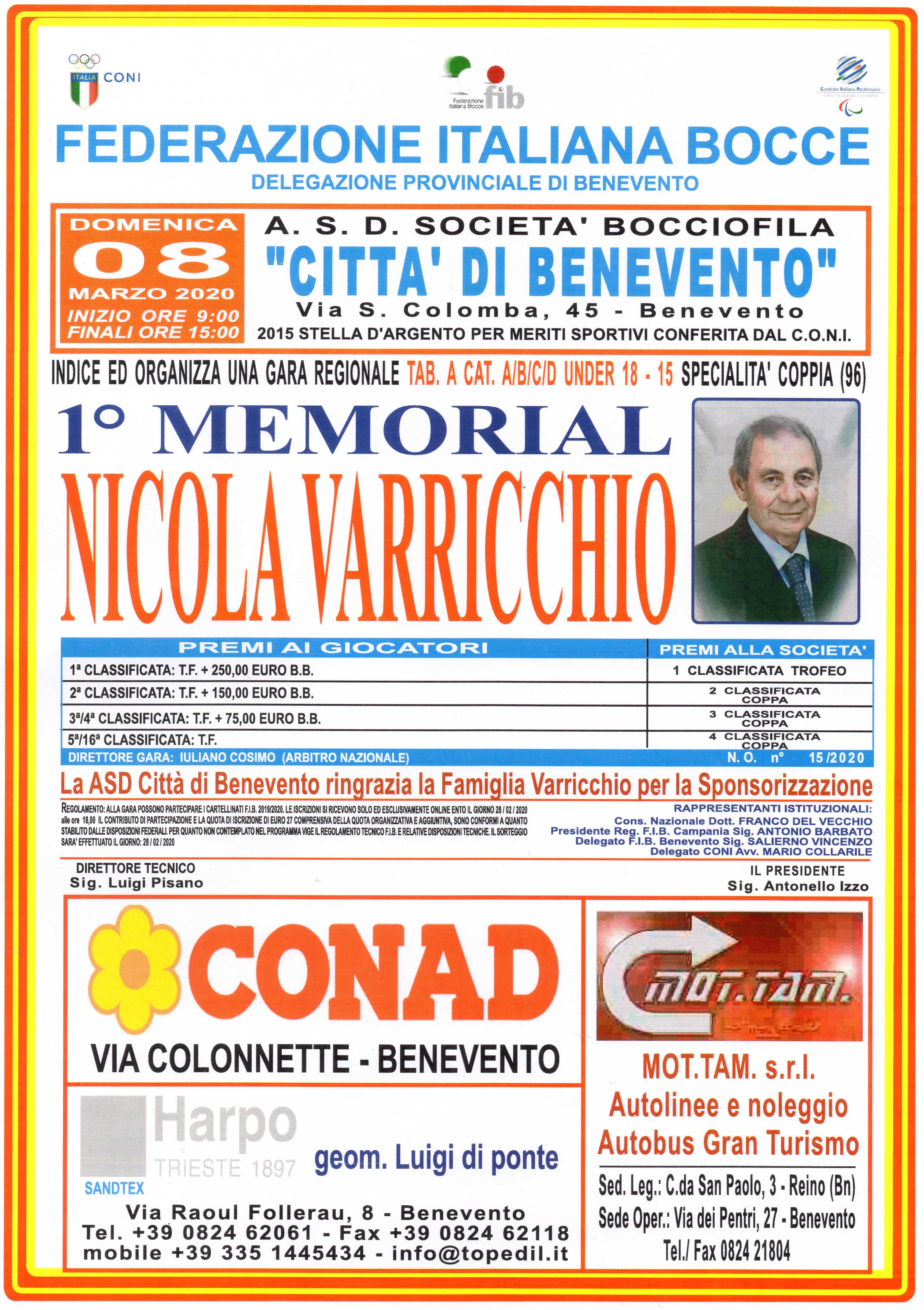 1 MEMORIAL NICOLA VARRICCHIO