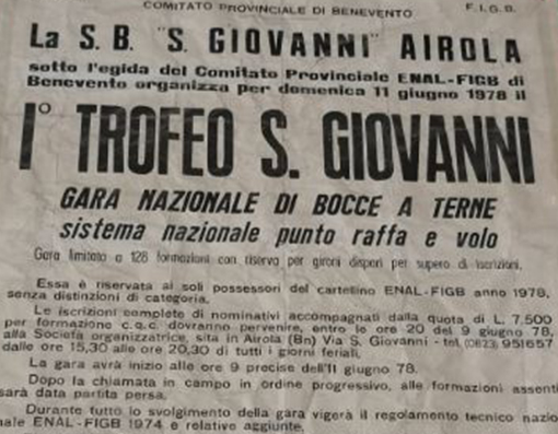 Manifeesto Trofeo San Giovanni 1