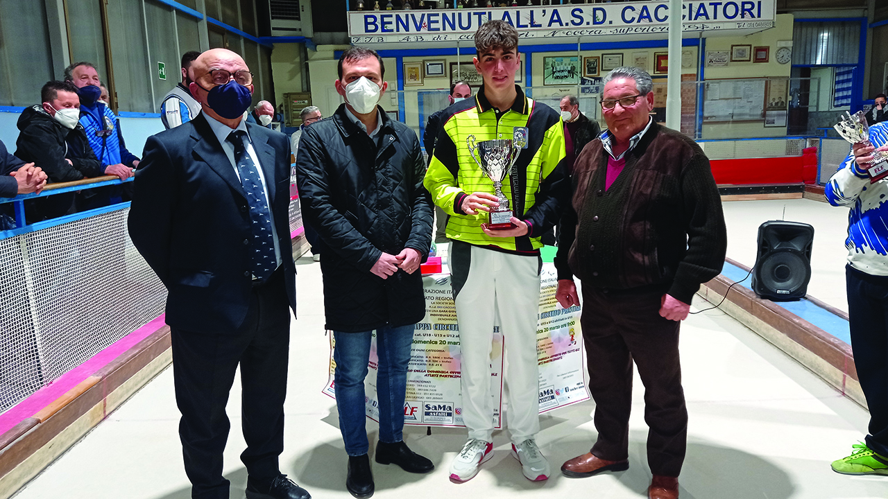 Premiazione Tommaso Martini U18