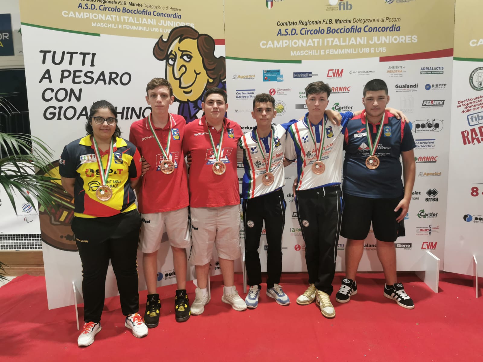 Medagliati campania Campionati giovanili 2023