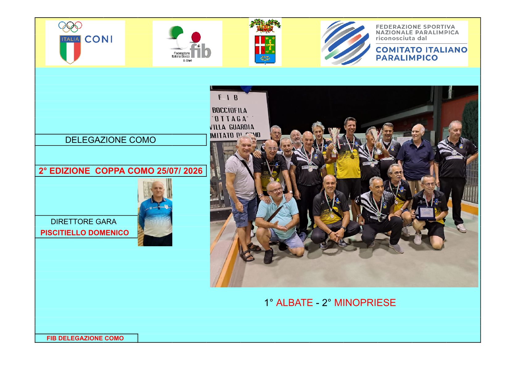 COPPA COMO 20261