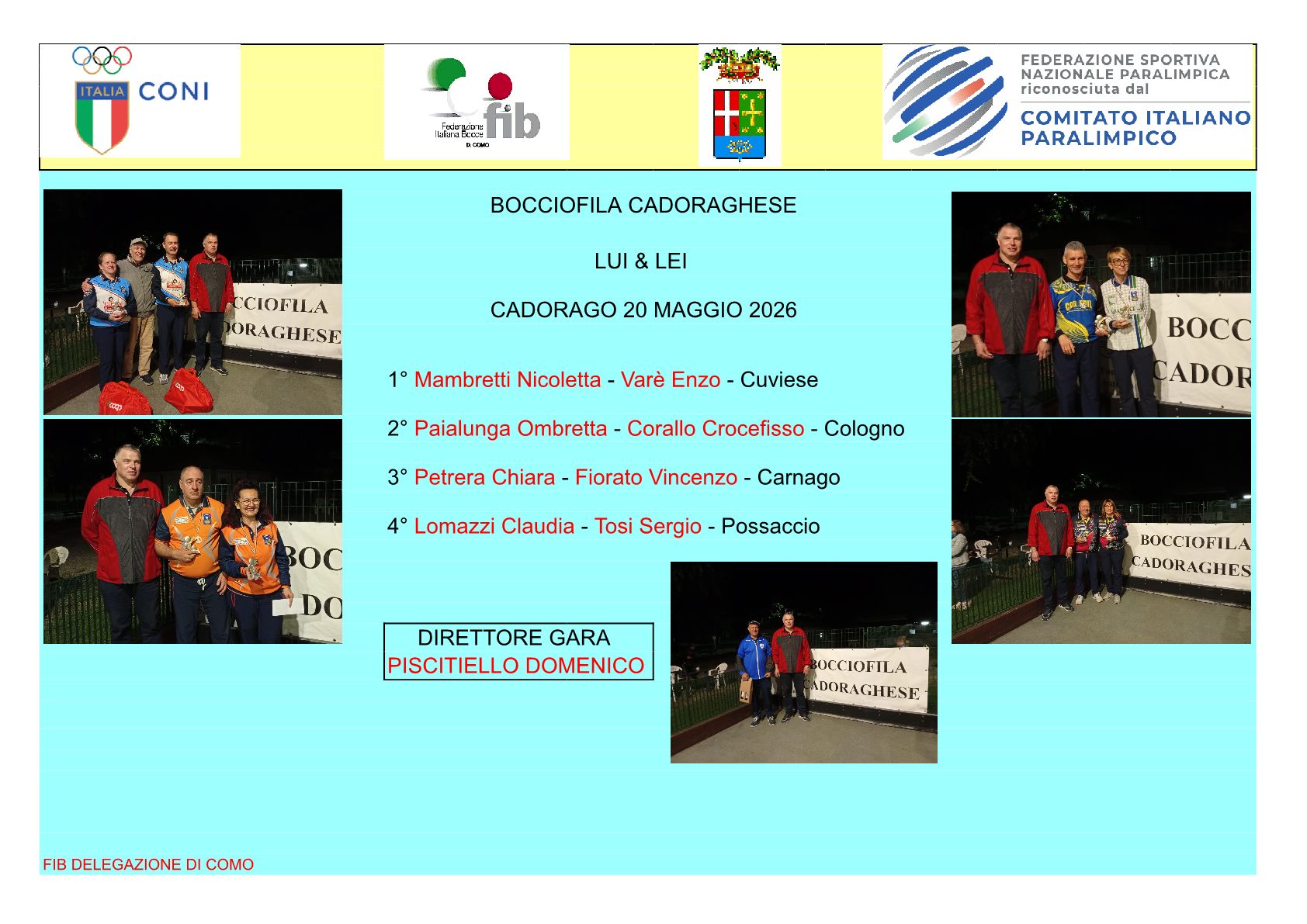 CADORAGHESE TROFEO LUI LEI COPPIA 261