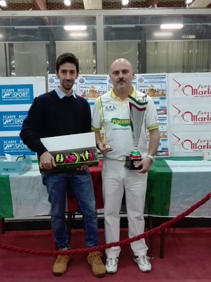 Comitati Federbocce Il Gran Premio Citt di Ferrara a Gianpaolo