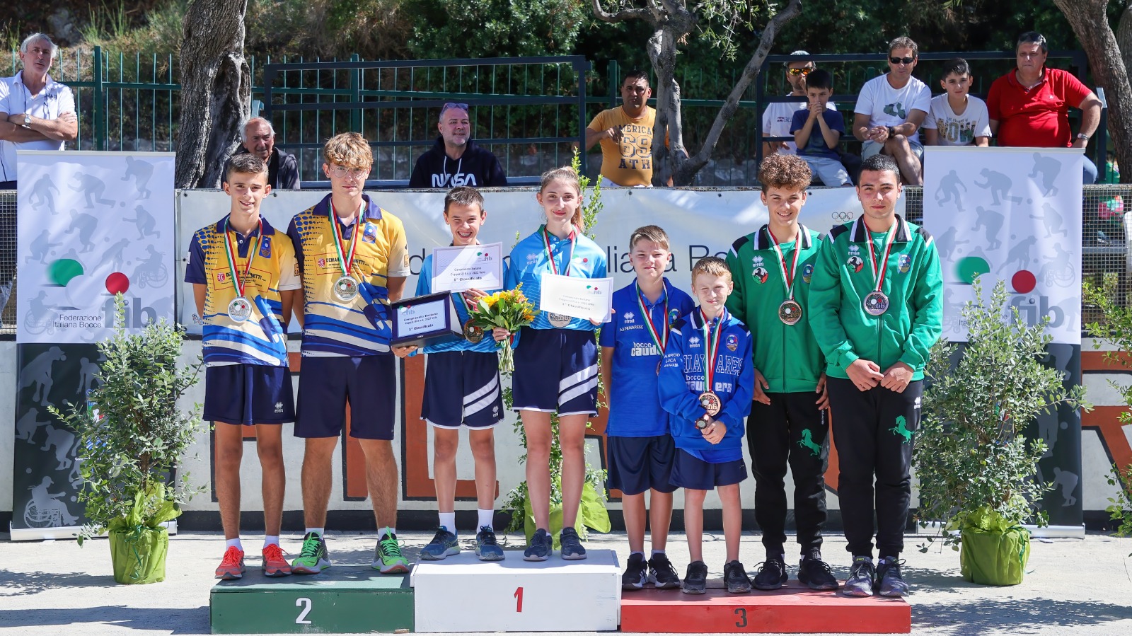 Podio Coppie U15 2022