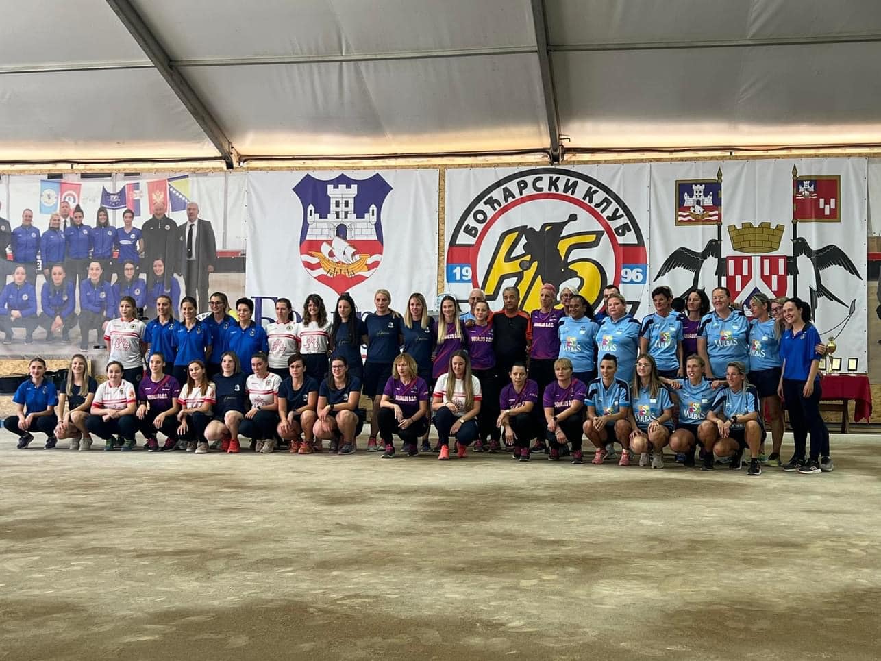 Foto di gruppo Coppa Europa femminile