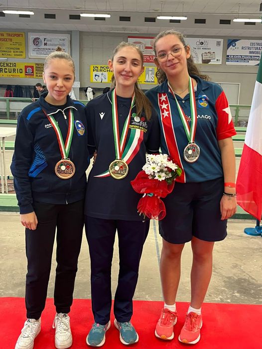 2024 12 01 Tiro progressivo Assoluti U18 femminili Podio