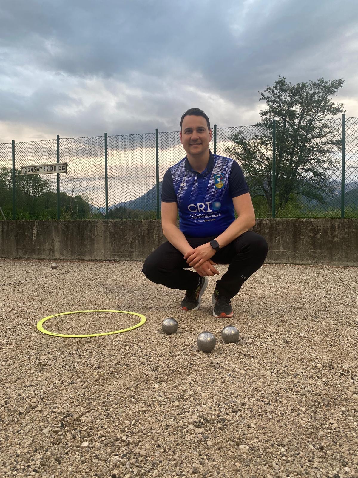 Miani Michele qualificato Campionati italiani Petanque 2025
