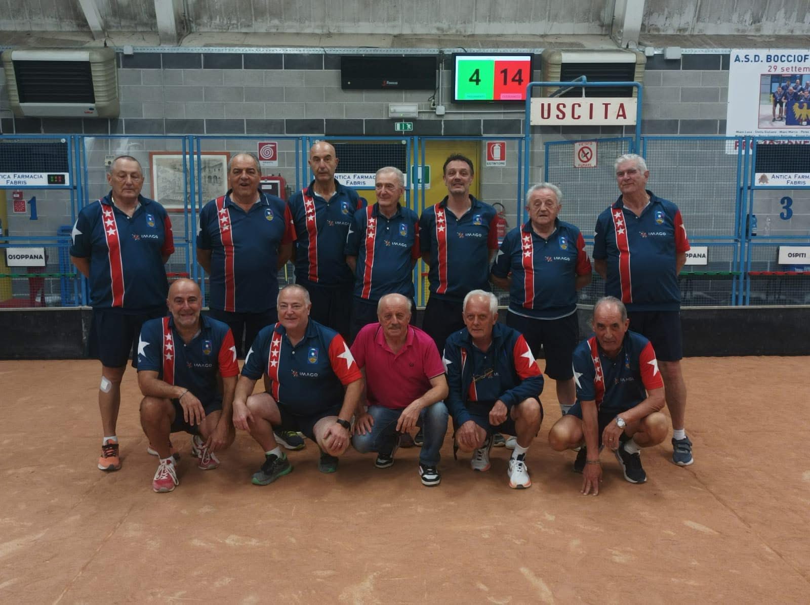 Cussignacco 1 classificata Campionato 2 categoria FVG 2025