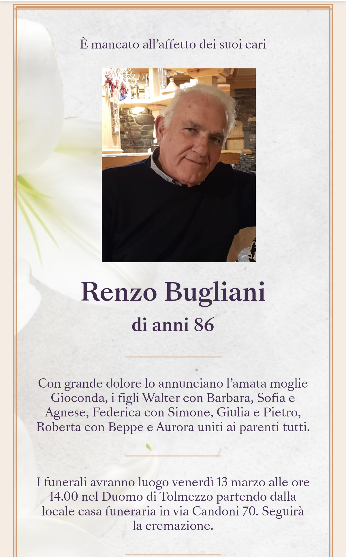 Bugliani Renzo