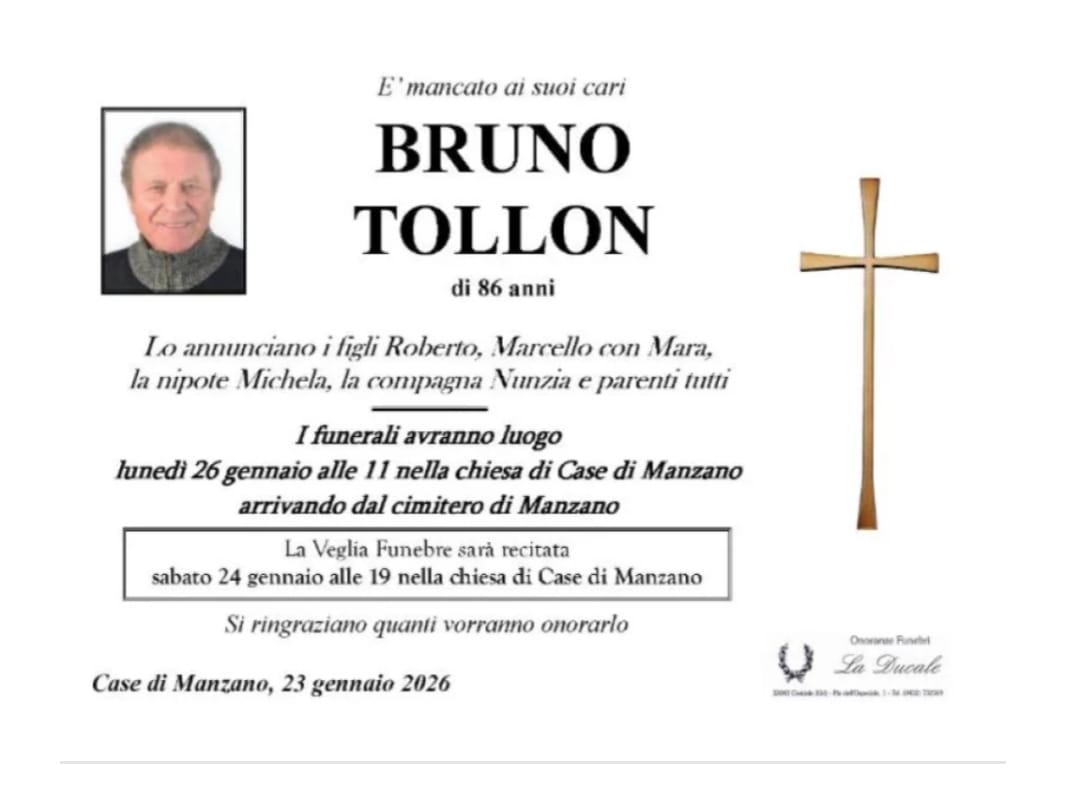 Lutto Bruno Tollon