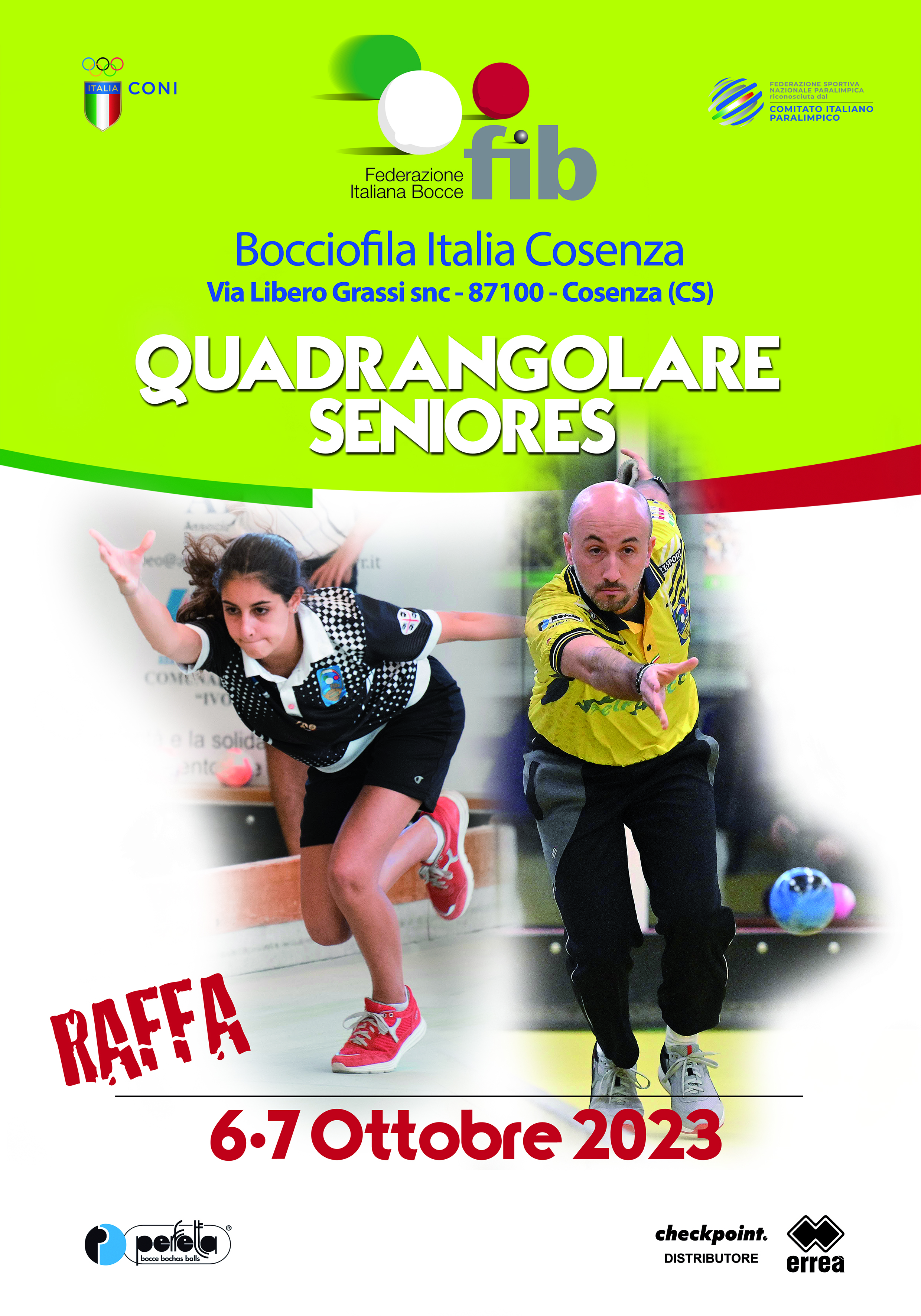 Cosenza quadrangolare senior raffa BR