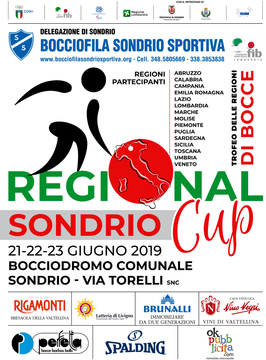 Locandina 2019 REGIONAL CUP