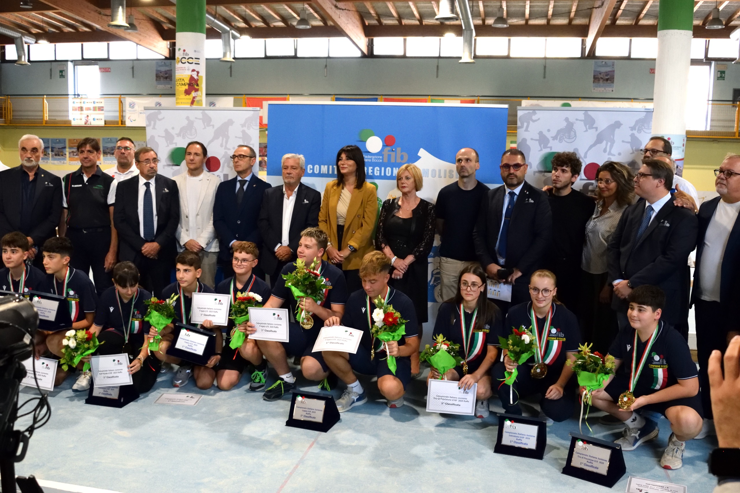 foto istituzioni con campioni ditalia
