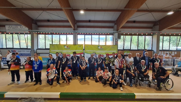 Campionati Italiani Bocce Paralimpiche 2025: le 22 formazioni premiate 