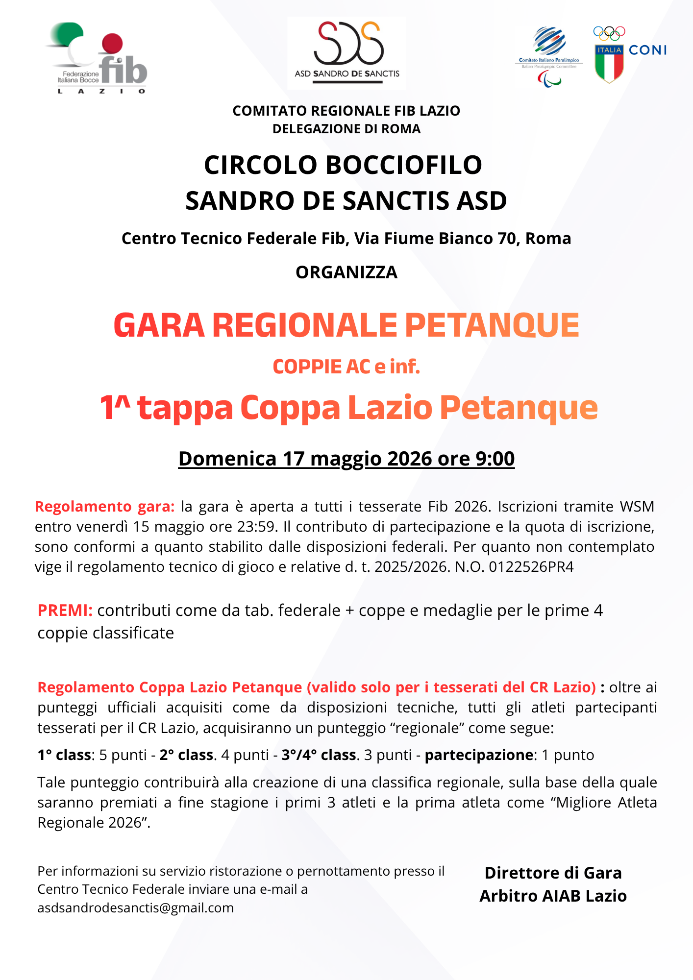 COMITATO REGIONALE FIB LAZIO DELEGAZIONE DI ROMA 5
