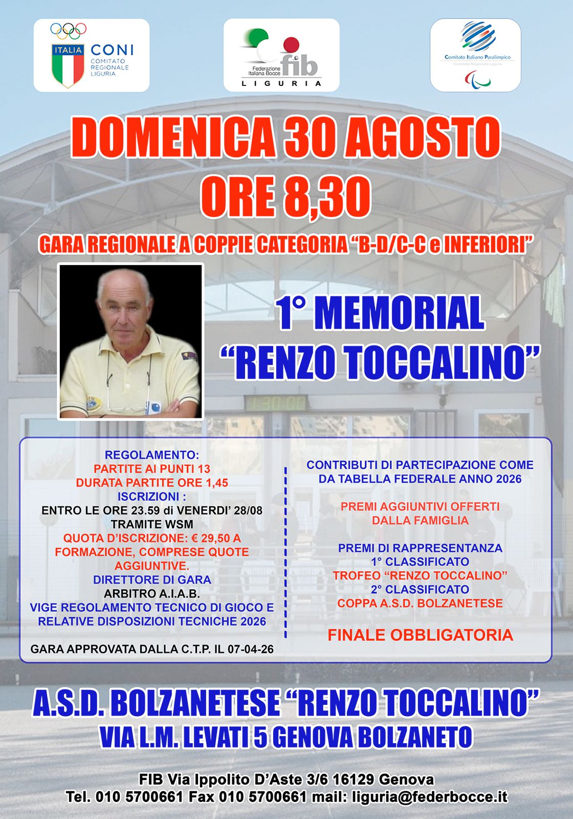 ZV Bolzanetese Memorial Toccalino