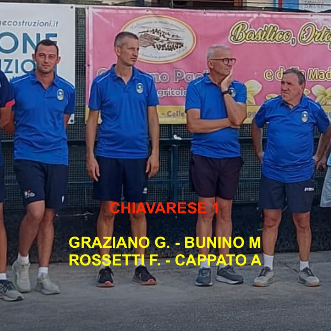 ZV Chiavarese poule Varazze